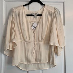 NWT Forever 21 Romantic Contemporary Top L